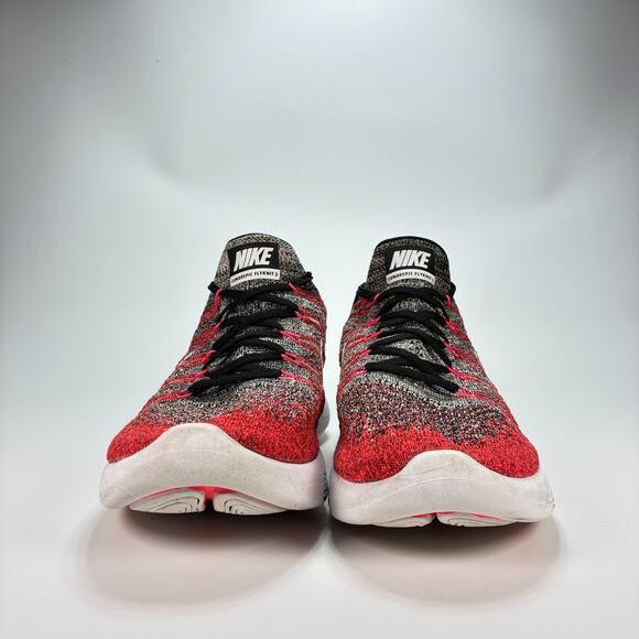 Nike LunarEpic Flyknit 2 Gray Red Running Shoes Sneakers 863779-005 Mens Sz 12.5 - Picture 2 of 10